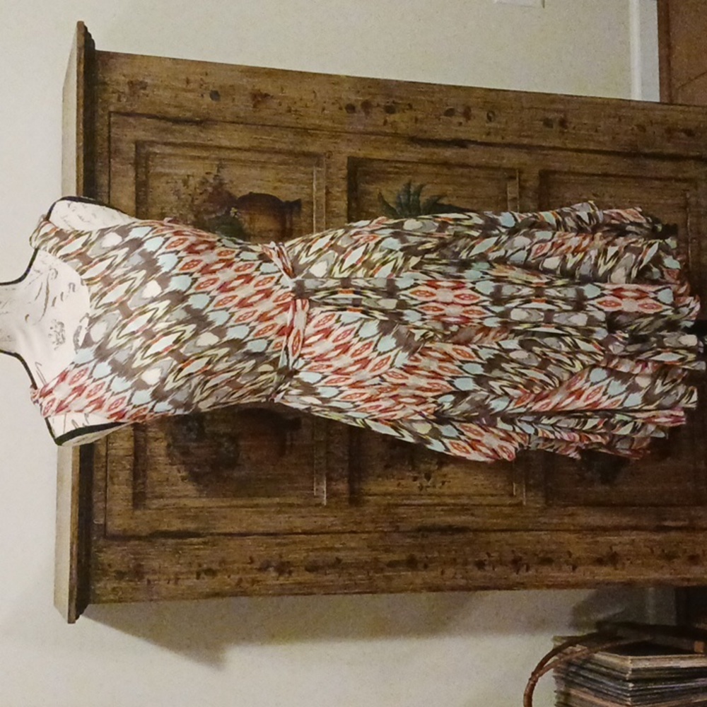 Colorful Print Dress